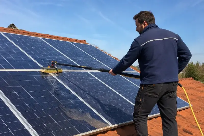 Nettoyage et entretien de panneaux solaires à Vercoiran