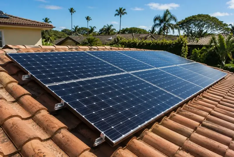 Installation de panneaux solaires à Vercoiran